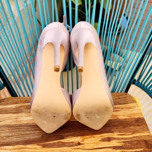 💜 Nine West Satin Stiletto Pumps sz.11 - Picture 5 of 5